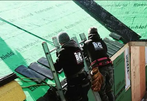 BC Roofing work crew